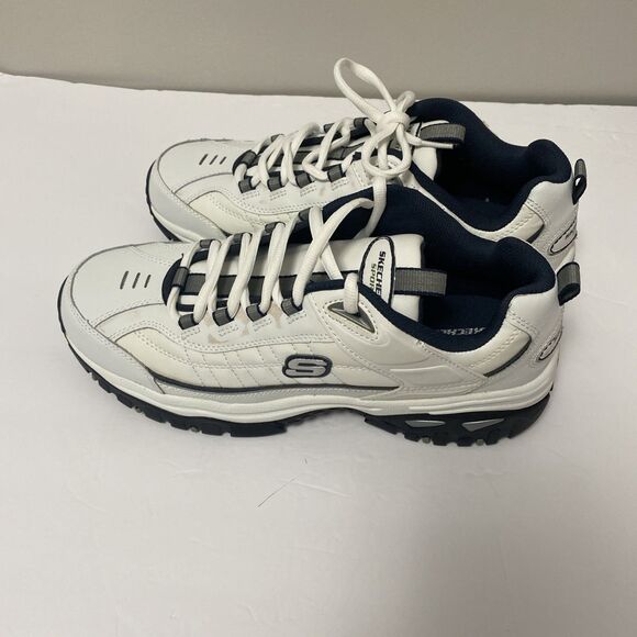 Skechers Mens Energy After Burn Sneaker 13 White Leather 50081 Athletic Casual main image 10